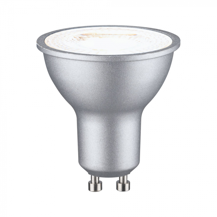 Bec reflector LED 230V GU10, 750lm, 8W, 4000K, crom mat, flux luminos variabil [2]