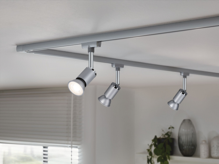 Bec reflector LED 230V GU10, 750lm, 8W, 4000K, crom mat, flux luminos variabil [5]
