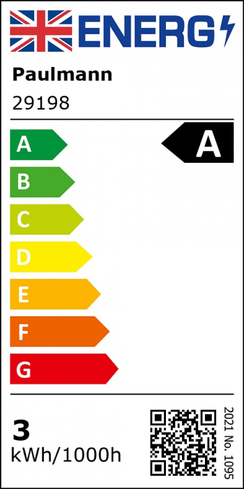 Bec sferic Eco-Line 230 V cu filament LED, E14, 82mm, 525lm, 2,5W, 4000K, clar [5]