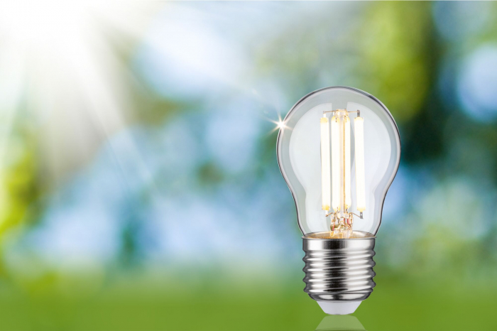 Bec sferic Eco-Line 230V, cu filament LED, 80 mm, 525lm, 2,5W, 3000K, clar [4]