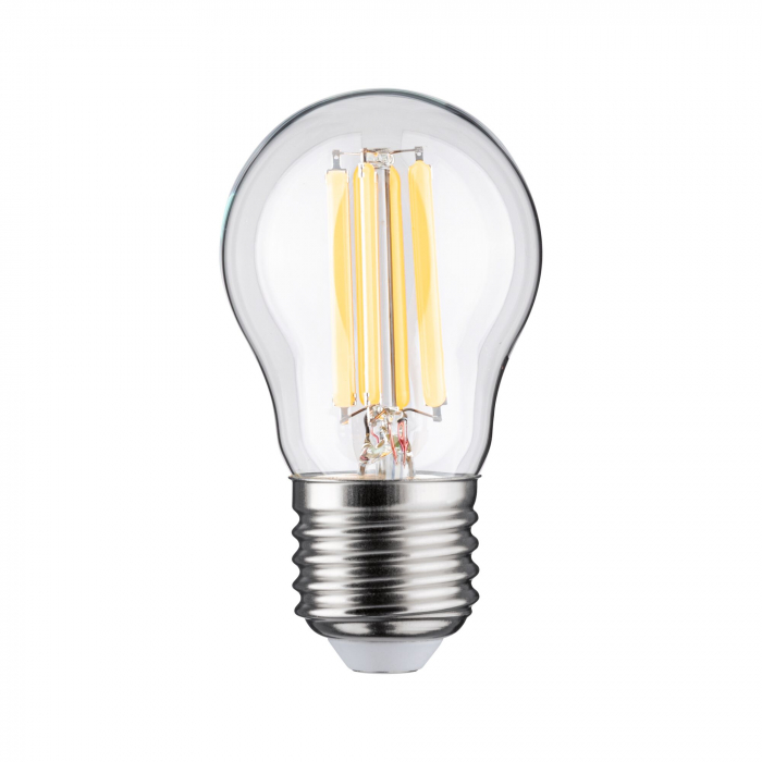 Bec sferic Eco-Line 230V, cu filament LED, 80 mm, 840lm, 4W, 3000K, clar [2]