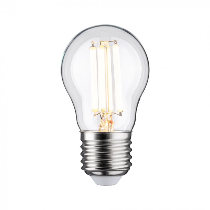 Bec sferic Eco-Line 230V, cu filament LED, 80 mm, 840lm, 4W, 3000K, clar [1]