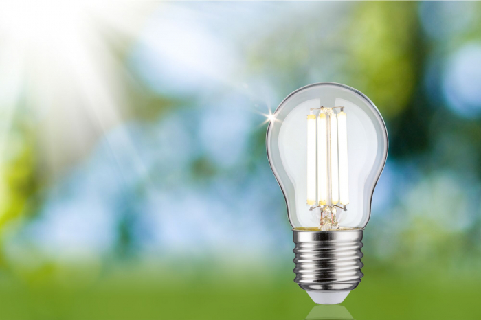 Bec sferic Eco-Line 230V, cu filament LED, 80 mm, 840lm, 4W, 4000K, clar [4]