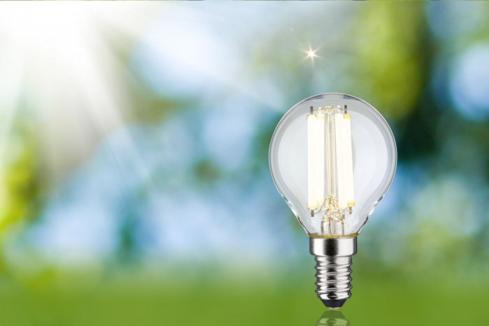 Bec sferic LED Eco-Line, 230V, cu filament, E14, 78 mm, 840lm, 4W, 4000K, clar [4]