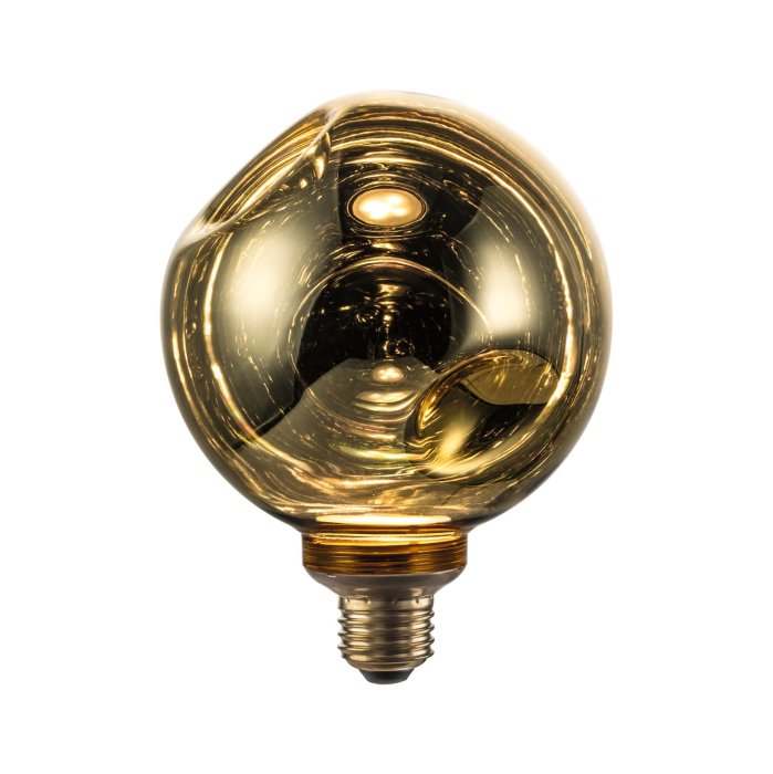 Bec Vintage Edition 230 V Standard LED Globe 125, E27 400lm 4,7W 2700K, auriu, flux luminos variabil în 3 pași [2]