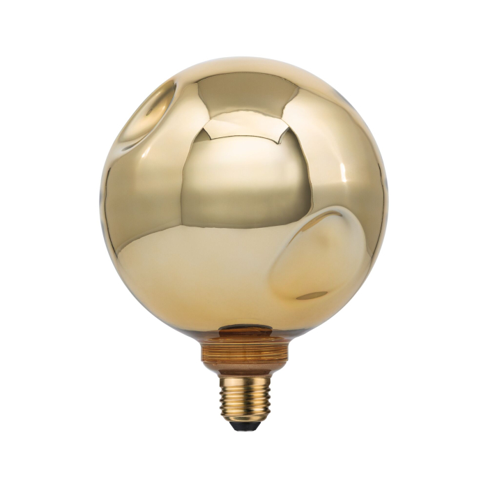 Bec Vintage Edition 230 V Standard LED Globe 200, E27 400lm 4,7W 2700K, auriu, flux luminos variabil în 3 pași [3]