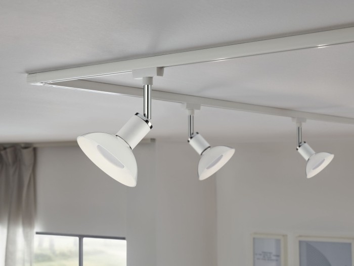 Bec LED decorativ, GU10, 4,9W alb/alb, cu flux luminos variabil în 3 pași [6]