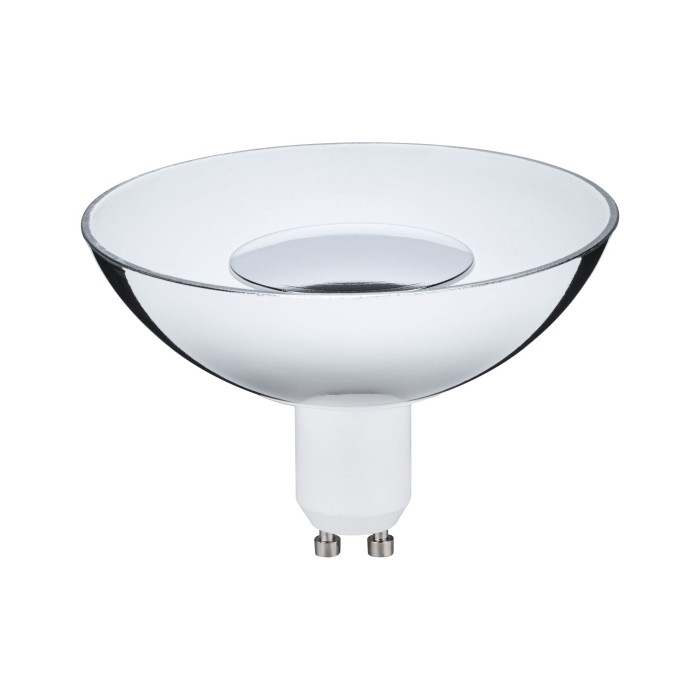 Bec LED decorativ, GU10, 4,9W alb/argintiu, cu flux luminos variabil în 3 pași [3]