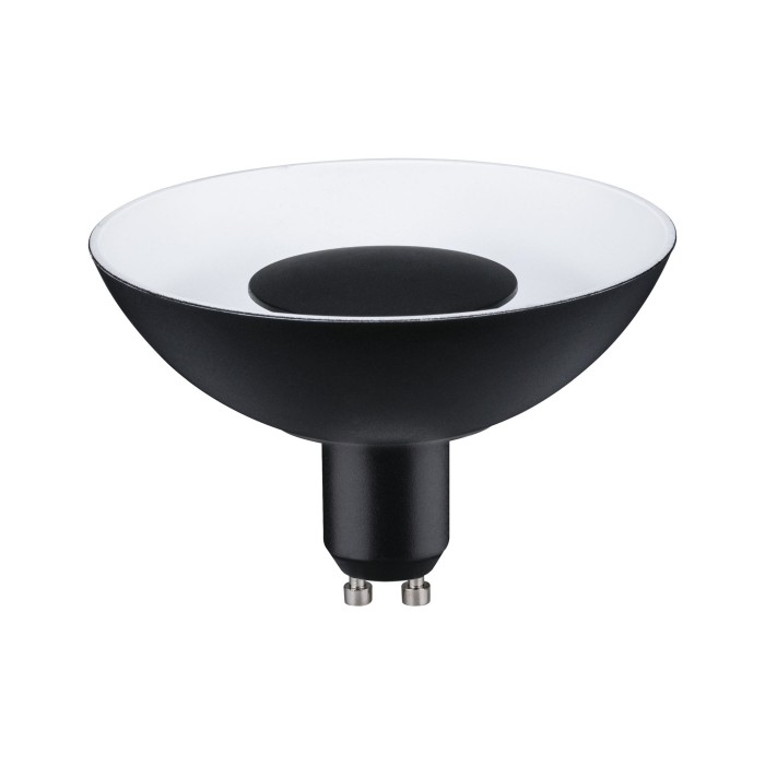 Bec LED decorativ, GU10, 4,9W negru/auriu, cu flux luminos variabil în 3 pași [3]