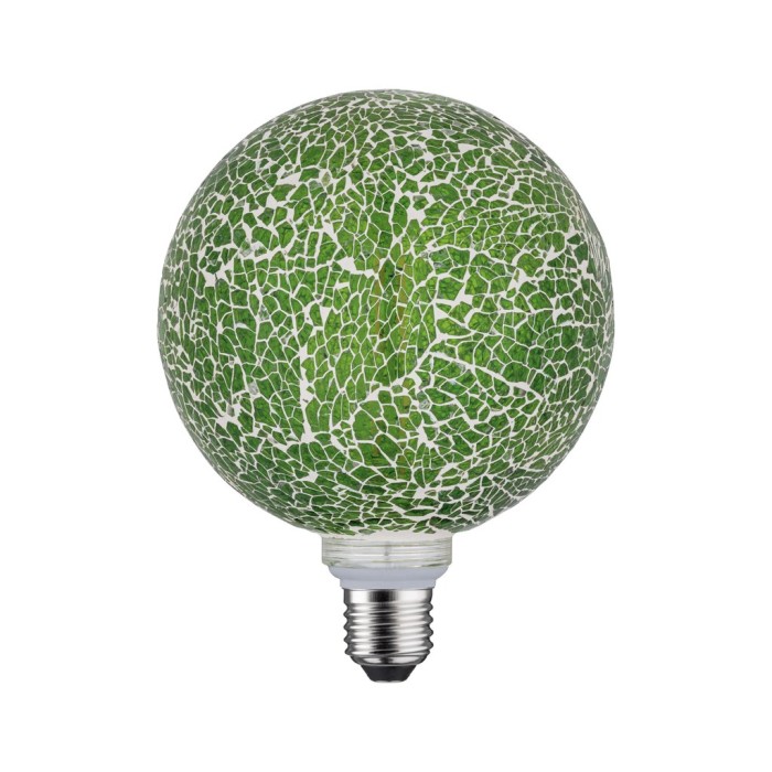 Bec LED G125 Miracle Mosaic 470lm verde, cu flux luminos variabil E27 2700K 230V [2]