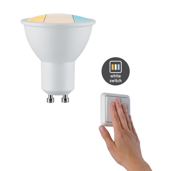 Bec LED GU10 2700K 5,9W cu temperatură de culoare variabilă în 3 pași [4]