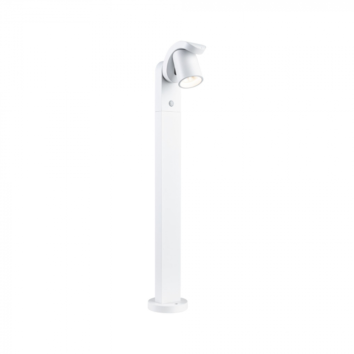 Bolard LED Cuff, cu senzor de mișcare, IP44, 3000K, 10W, 700lm, 230V, 70°, alb [2]