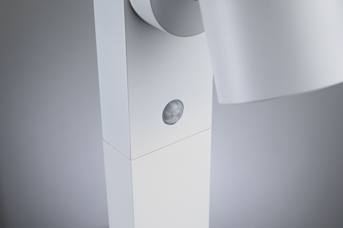 Bolard LED Cuff, cu senzor de mișcare, IP44, 3000K, 10W, 700lm, 230V, 70°, alb [4]