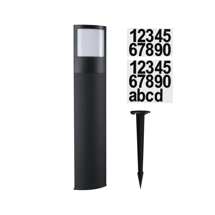 Bolard LED de exterior Padea Dusk cu senzori crepuscular și de mișcare 8,5W, antracit, IP44 [4]