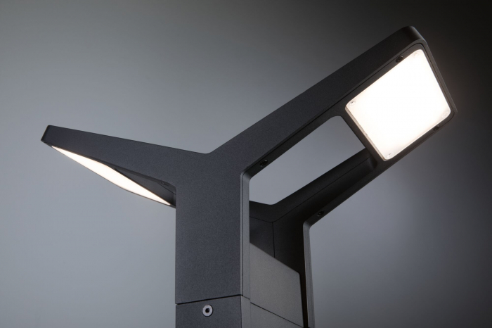 Bolard LED Juntea, IP44, 3000K, 2x12,5W, 2x800lm, 230V, antracit [4]