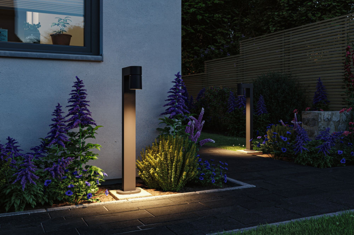 Bolard LED Kimu, IP44, 822mm, 3000K, 8W, 500lm, 230V, 70°, antracit [8]