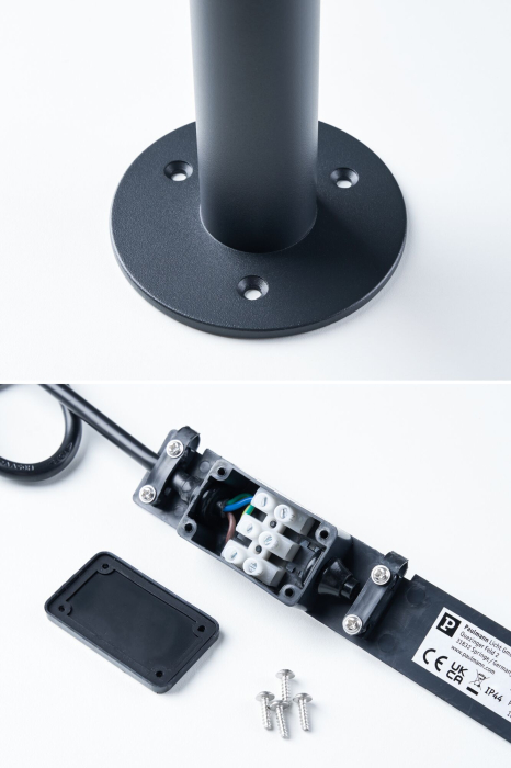 Bolard mediu ModuShine, IP44, 1230mm, formă alungită, antracit [5]