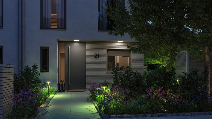 Bolard Plate LED, Smart Home Zigbee, IP44, 600mm, RGBW+, 5W, 200lm, 230V, antracit [8]