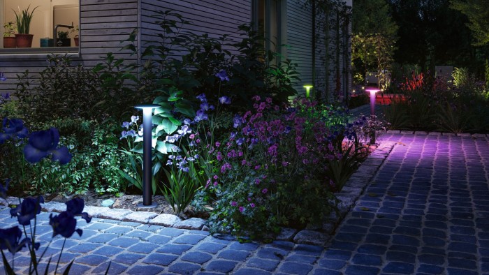Bolard Plate LED, Smart Home Zigbee, IP44, 600mm, RGBW+, 5W, 200lm, 230V, antracit [6]