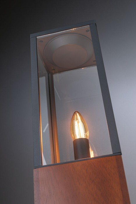 Bolard Plug & Shine Venea, IP44, 1900K, 2W, lemn [3]