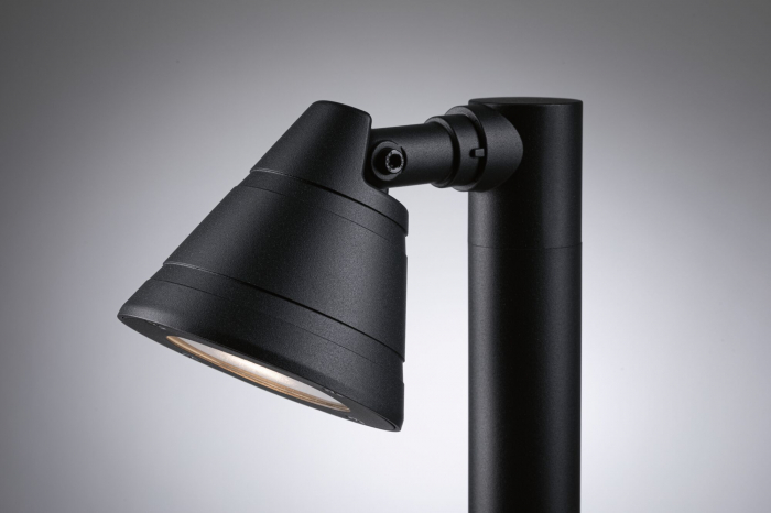 Bolard Trian, IP44, rotund, 600mm, max. 35W, 230V, antracit, GU10, aluminiu [4]