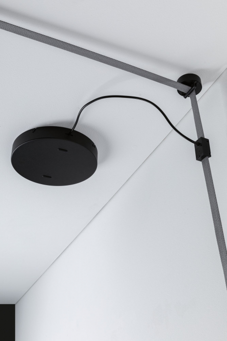 Cablu alimentare panglică Uline, max. 150W, 47x26mm, negru [3]