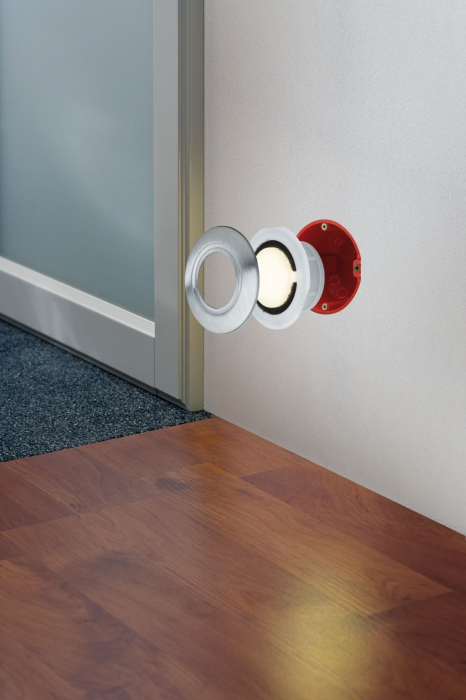 Capac pentru spot LED vertical, rotund, 86mm, inox [5]