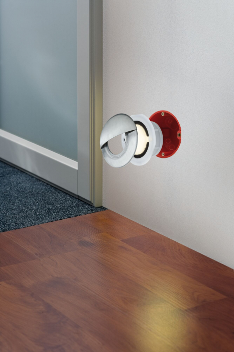 Capac pentru spot LED vertical, rotund, 87mm, inox [5]