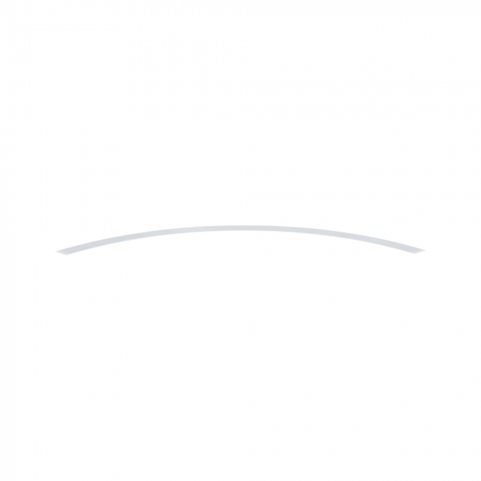 Capac superior pentru profil luminos curb Linion, 786x36mm, alb [2]