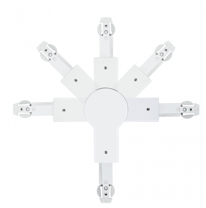 Conector cu unghi reglabil Urail, 159x36mm, max. 1000W, alb Signal [3]