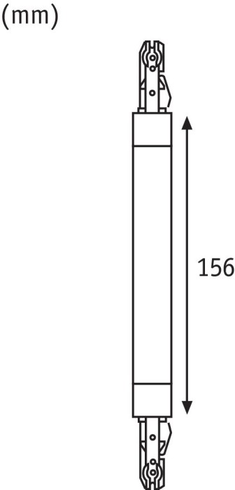 Conector flexibil URail max. 1000W alb 230V plastic [4]