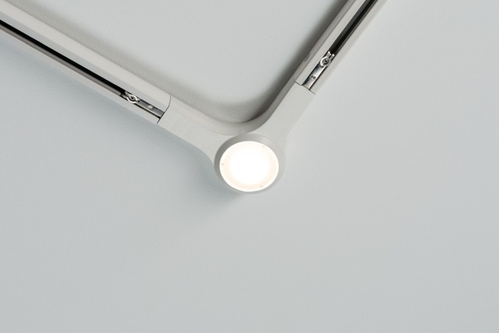 Conector L URail LED 1x5,8W alb 230V metal, cu flux luminos variabil [3]