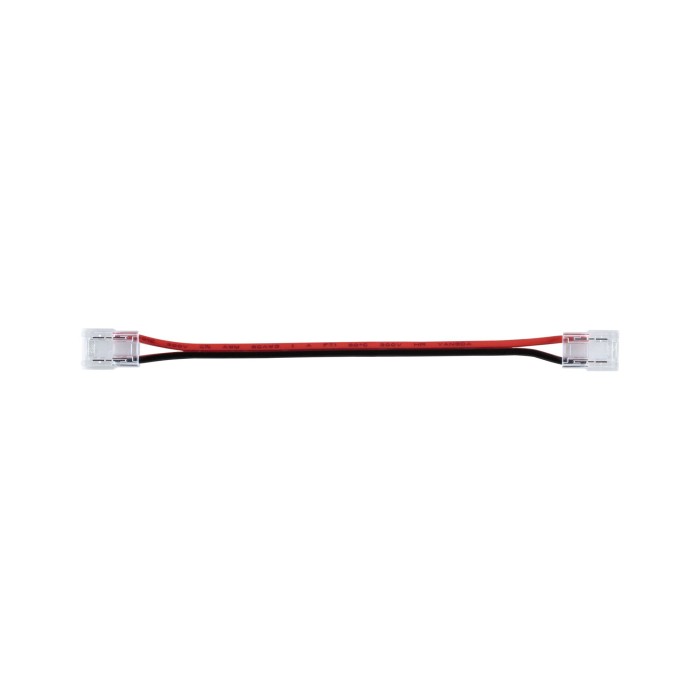 Conector Pro monocolor Flex, 0,1m, max. 96W, negru-roșu [1]