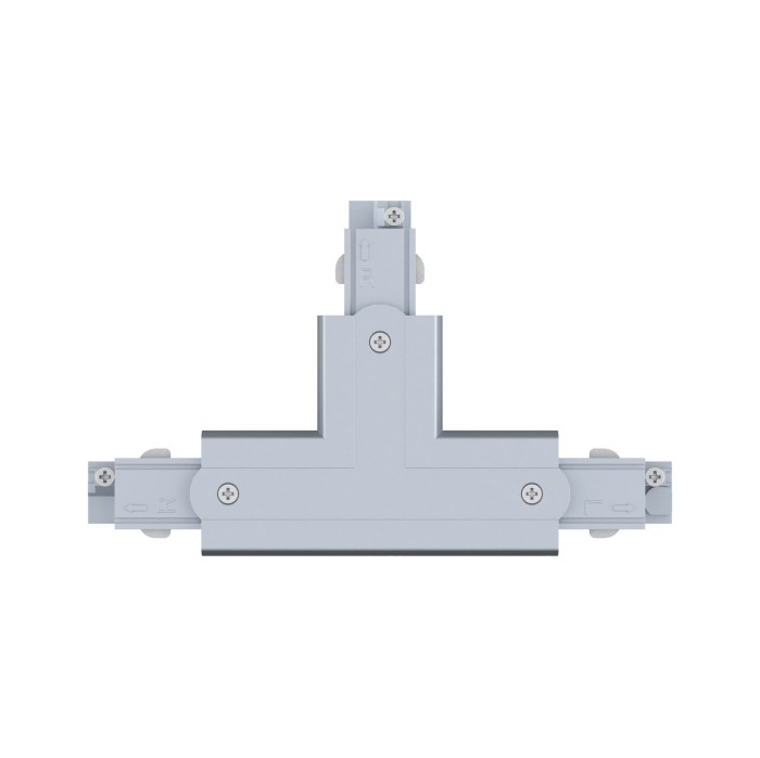 Conector T dreapta pentru șină Paulmann ProRail3, 167,5x101mm, max. 3680W, argintiu [2]