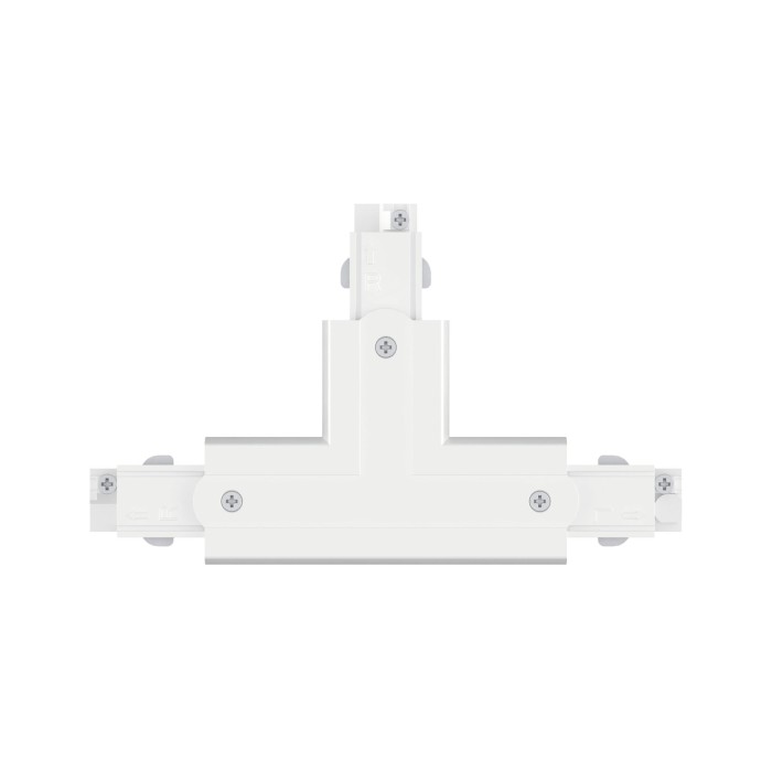 Conector T dreapta pentru șină Paulmann ProRail3, 167,5x101mm, max. 3680W, alb [2]