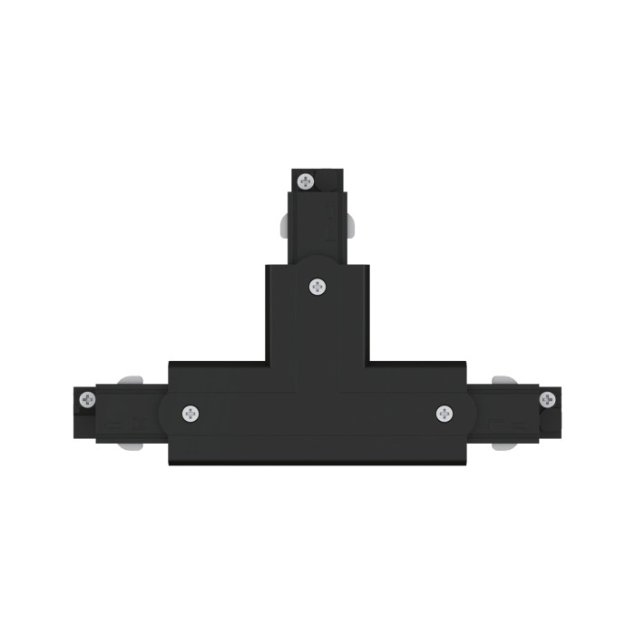 Conector T stânga pentru șină Paulmann ProRail3, 167,5x101mm, max. 3680W, negru [2]