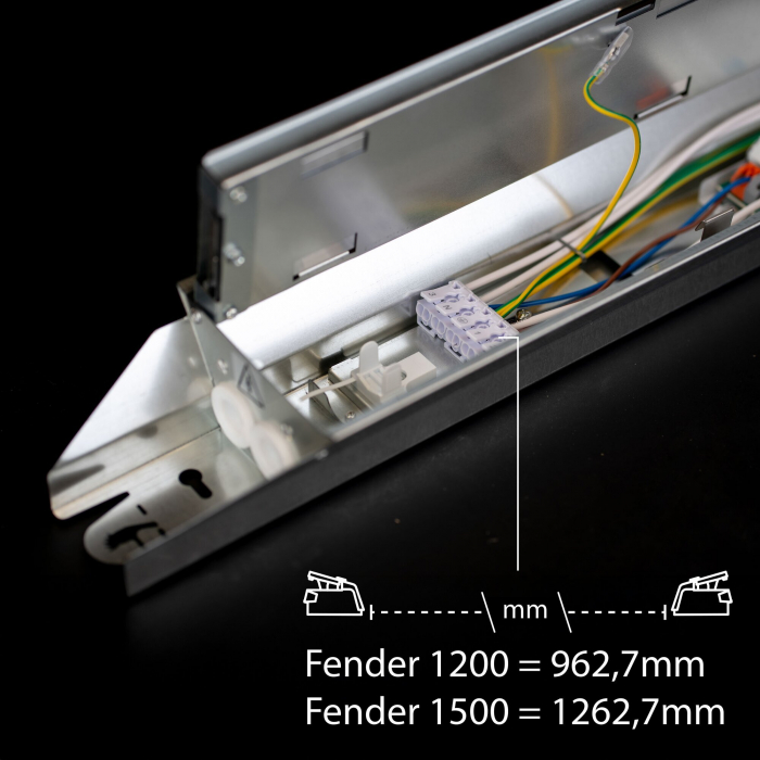 Corp de iluminat SLC Fender 1500, 4000K, 90°, cu selectarea puterii de iluminare [3]