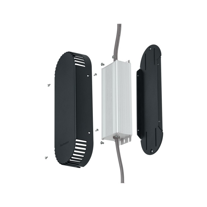 Cutie de protecție P&S, negru, plastic [2]