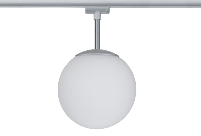 Glob mic URail max. 1x10W E14 crom mat/opal 230V metal/sticlă [2]