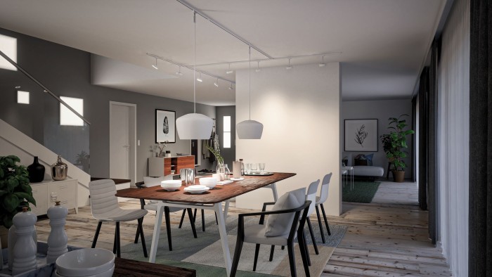 Șină URail Light&Easy 2m alb 230V metal [3]