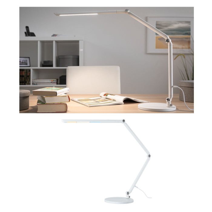Veioză birou LED Paulmann FlexBar, 700lm, 9,5W, alb, temperatură de culoare variabilă, flux luminos variabil în 3 pași [7]