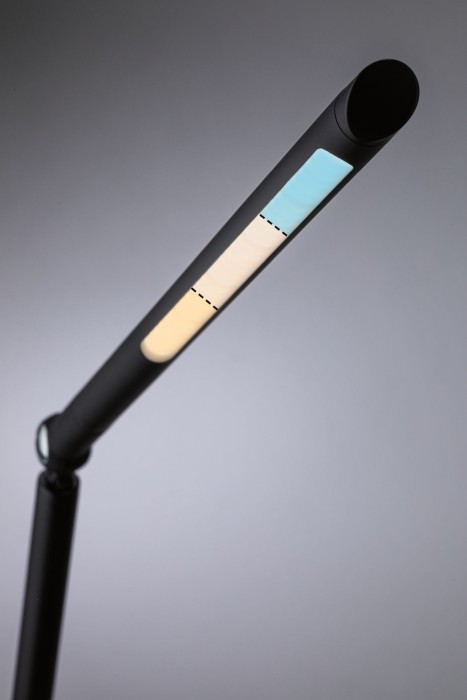 Veioză birou LED Paulmann FlexBar, 700lm, 9,5W, negru, temperatură de culoare variabilă, flux luminos variabil în 3 pași [8]