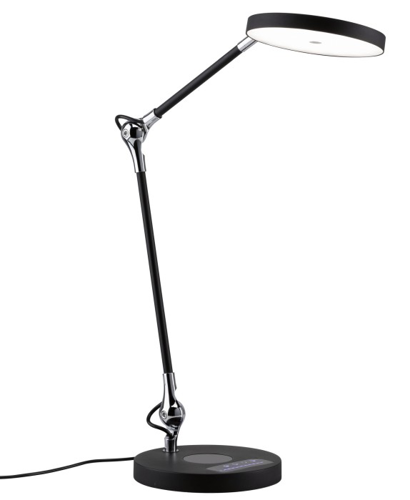 Lampă de birou Numis LED 11W, negru, încărcare wireless pentru telefon mobil, flux luminos și temperatură de culoare variabile [2]