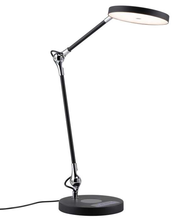 Lampă de birou Numis LED 11W, negru, încărcare wireless pentru telefon mobil, flux luminos și temperatură de culoare variabile [3]