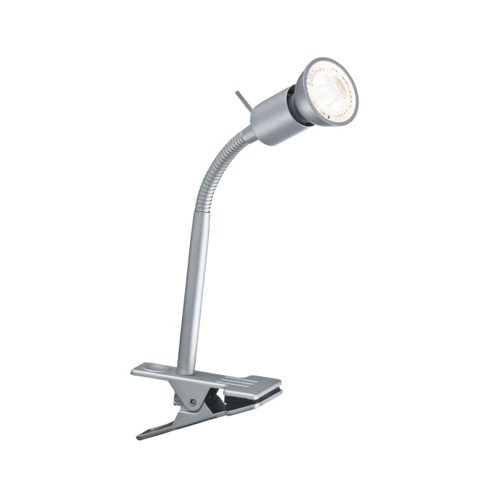 Lampă mobilă cu ștecher, Finja max 1x35W GU10, crom mat, cu braț flexibil [2]