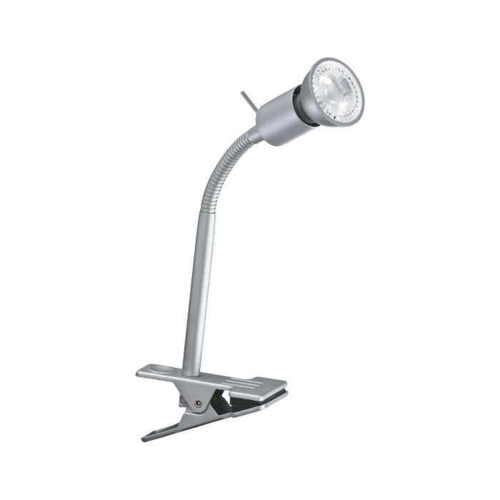 Lampă mobilă cu ștecher, Finja max 1x35W GU10, crom mat, cu braț flexibil [3]