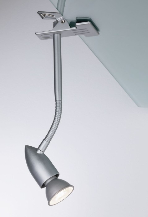 Lampă mobilă cu ștecher, Gesa max 1x35W GU10, crom mat, cu braț flexibil [5]