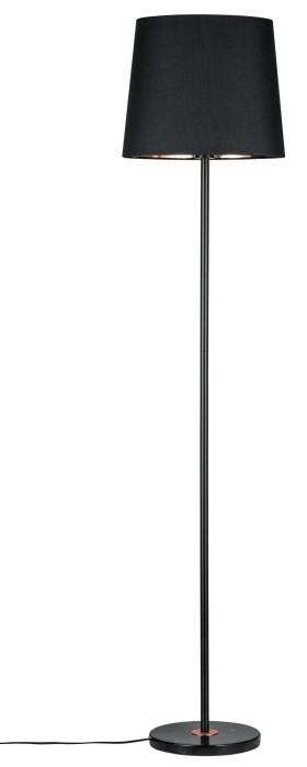 Lampadar Neordic Enja max.1x20W E27 negru/cupru 230V stofă/marmură/metal [2]