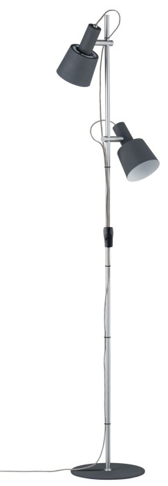 Lampadar Neordic Haldar max.2x20W E14 negru/crom mat 230V metal [2]
