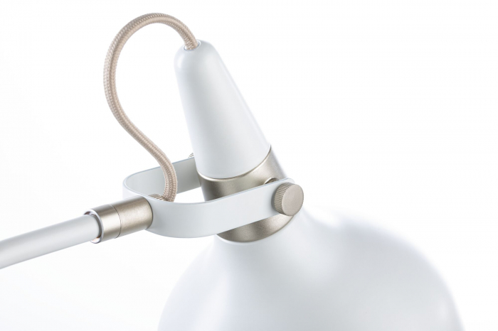 Lampadar Neordic Juna, E14, max. 20W, șampanie, alb mat, metal [6]